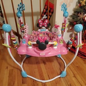 Disney Baby MINNIE MOUSE PeekABoo Baby Activity Center Jumper